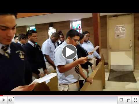 The entire CtK community sings Holy Wisdom Lamp of Learning