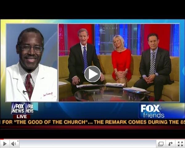 Dr. Ben Carson Reviews State of the Union Address - Fox & Friends - 2-13-13