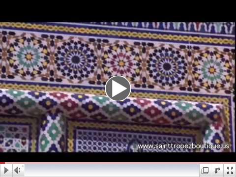 Zellige tile: Glazed Moroccan ceramic tiles - Zillij - moorish tile - Islamic tiles - Moroccan tile