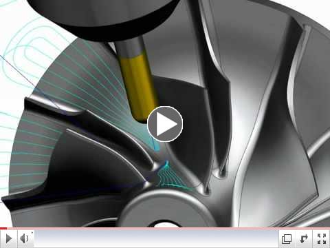 Siemens PLM - Demonstration of NX Turbomachinery Milling software