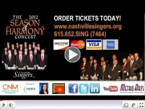Nashville Singers - 2012 Season of Harmony Concert