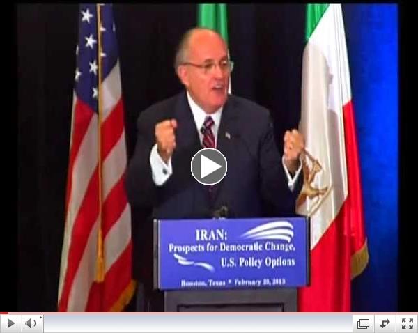 Rudy Giuliani on Camp Liberty Attack -- Houston, Texas -- February 20, 2013