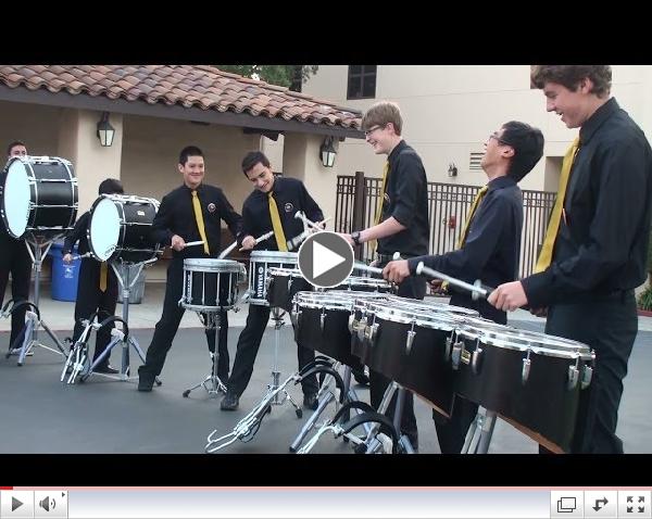 St. Francis High School Drumline MiniPOSH Event 3-22-2014