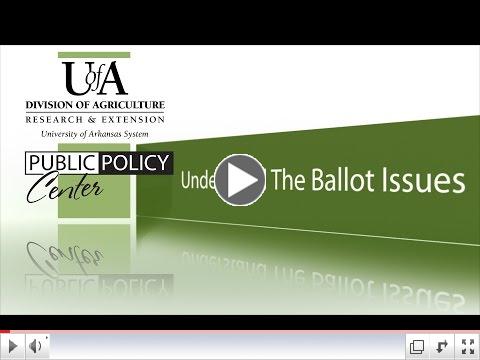 Understand the 2016 Arkansas Ballot Issues