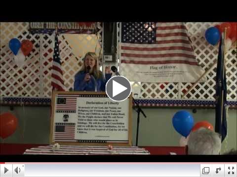 US Senate Candidate Wendy Long-Watkins Glen Tax Day Rally- April 15, 2012