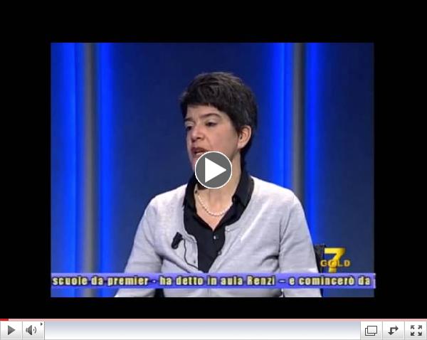 Cristina Turchet live on Telepadova - 7Gold presenting the 22nd edition of the MBA Program.