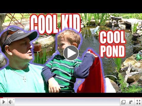 PONDS ARE FOR KIDS TOO! PLUS: HUGE DOUBLE WATERFALLS!!