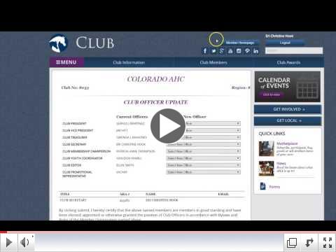 Clubs Webpage Tutorial
