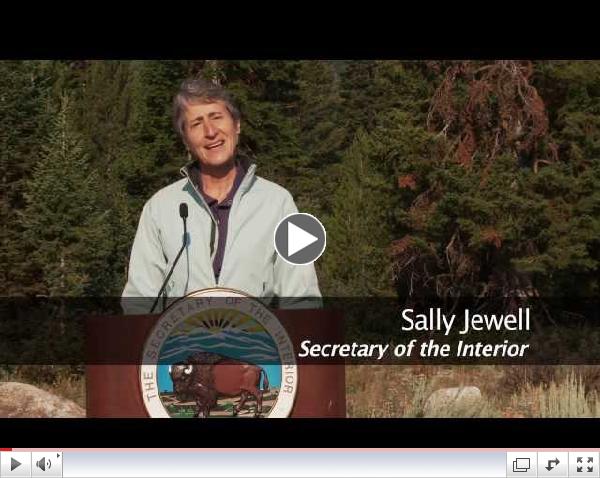 Secretary Jewell Announces $16 Million Project at Jenny Lake