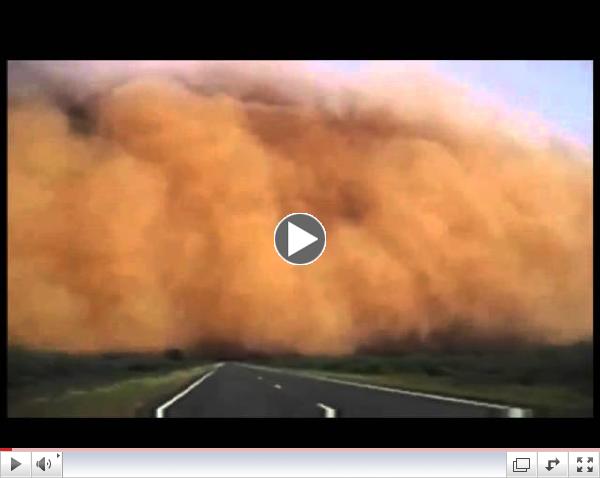 FREAKISH RED DUST STORM SWEEPS OVER WESTERN AUSTRALIA WEDNESDAY (JAN 12, 2013)