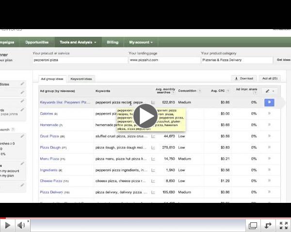 How to use the New Google Keyword Tool - Keyword Planner