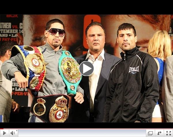 Danny Garcia and Lucas Matthysse final press conference prior to Sept 14, 2013 World Title Match