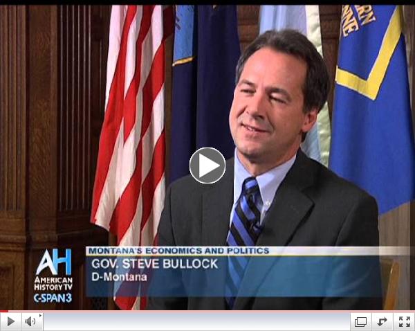 C-SPAN Cities Tour - Helena: Montana Gov. Steve Bullock (D)