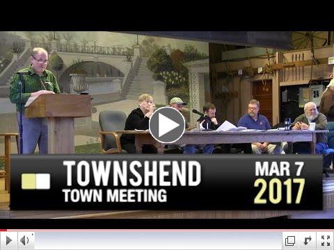 Townshend Town Meeting