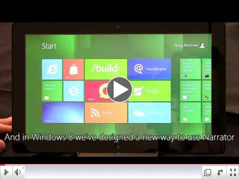 Building 'Windows 8' - Enabling Accessibility