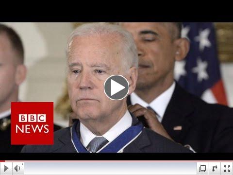 Obama-Biden 'bromance' ends in tears - BBC News