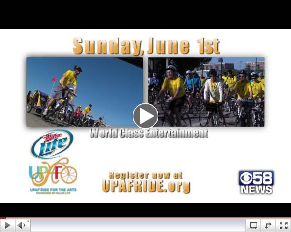 2014 UPAF Ride for the Arts CBS 58 PSA