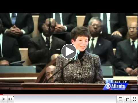 Valerie Jarrett Uses Ebenezer Baptist Church To Give Political Speech