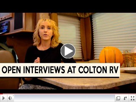Open Interviews at Colton RV Oct. 26-27 