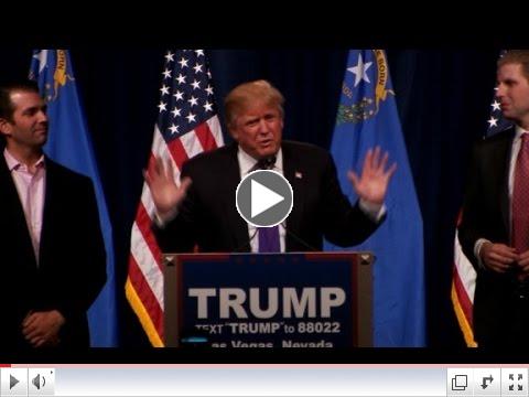 Donald Trump Nevada Victory Speech