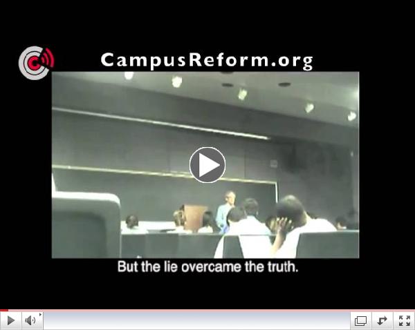 'Serious intellectual & mental problems': USC prof caught on video slamming Bush