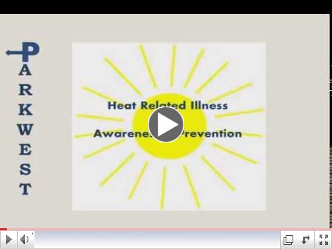Recognize and Prevent Heat Related Illness
