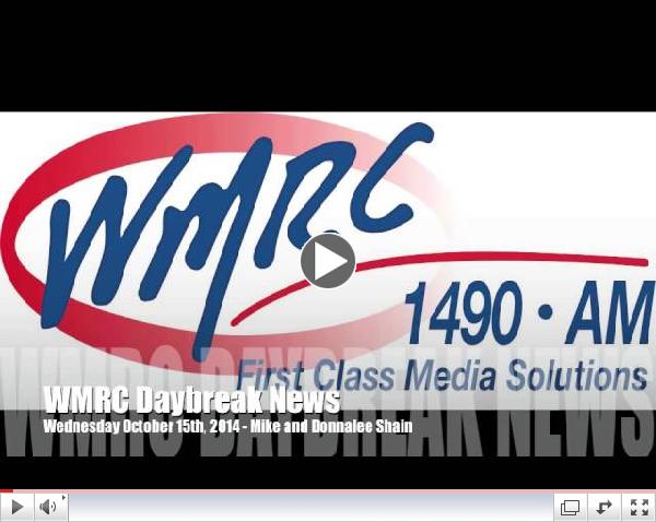 WMRC Daybreak News - Mike and Donnalee Shain Talk About Family Fun Walk, Thanks to Yanks and Pumpkin Walk