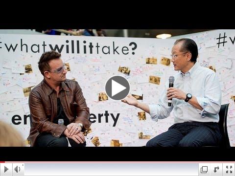 Bono and World Bank President Talk Next Steps to End Poverty