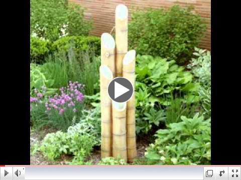 Small garden fountain