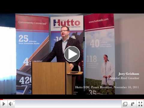 Hutto Economic Development Corporation November 10, 2011 Power Breakfast - Retail Development