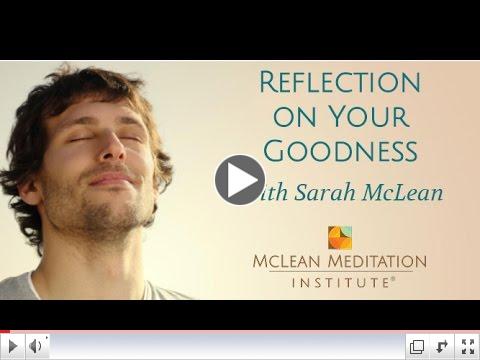 Reflection on Your Goodness