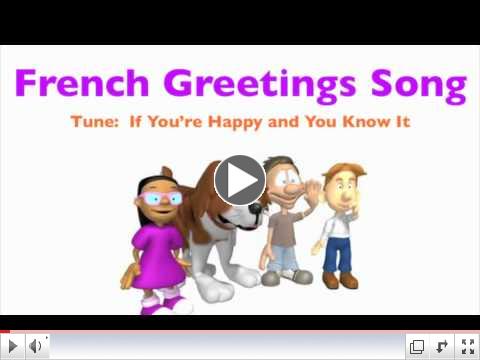 French Greetings Song