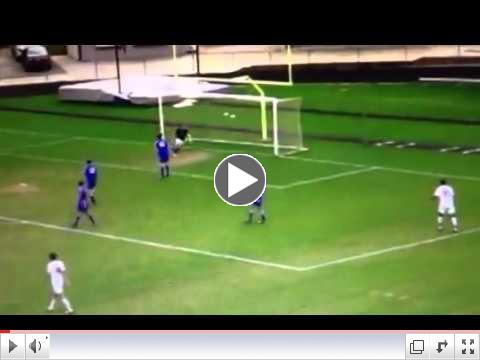 Brookwood's Alfredo Rivera scores on bicycle kick