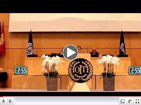Zehra Khan Speaks on Homeworker Issues During the Plenary Session 
