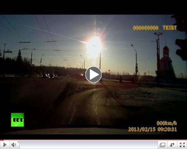 Russian meteor explosion: Spectacular dash cam video of meteorite fireball falling in Urals