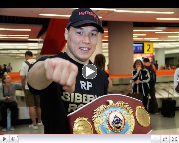 RUSLAN PROVODNIKOV Arriving at JFK Airport for the Chris Algieri fight + Interview