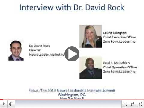 in-SIGHT TV interviews Dr. David Rock, Director of the NeuroLeadership Institute