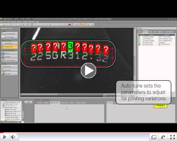 OCRMax with auto-tune demonstration