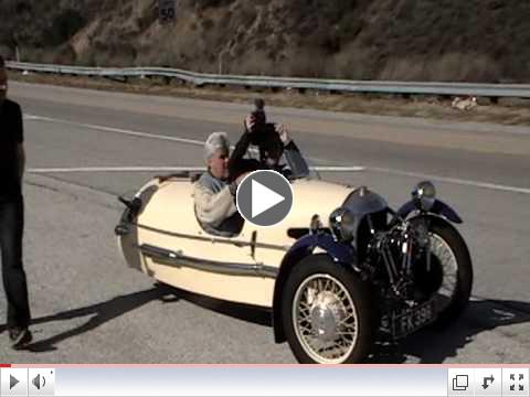 Jay Leno....3 wheeled Car-Cycle