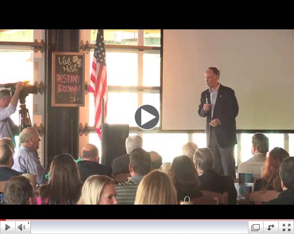 Alabama Governor Robert Bentley at the Chamber's Friday Forum