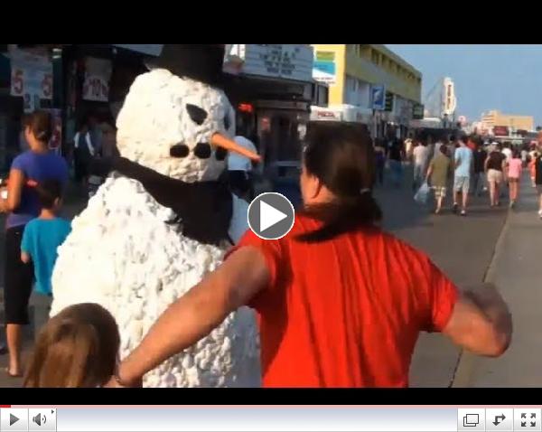 Snowman Prank Gone Wrong - Knock Out