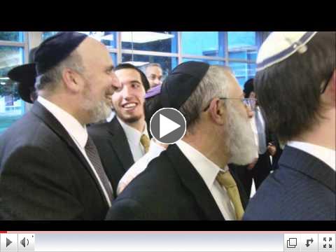 Dancing at FYHS Awards Siyum 2012