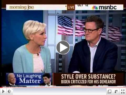 NBC's Tom Brokaw: Iran Is A Serious Issue And Biden Was Laughing