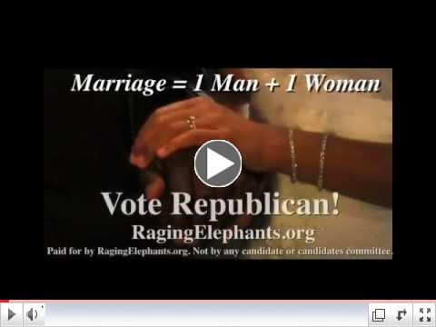 Marriage = 1 Man + 1 Woman