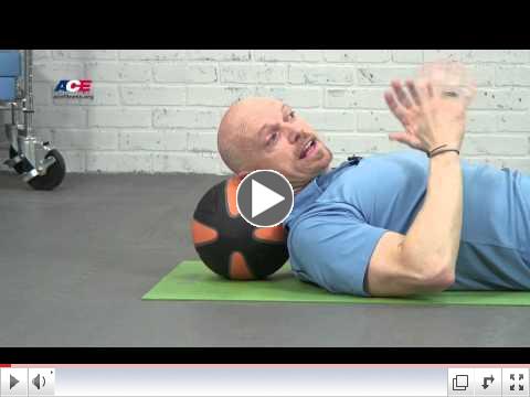 Medicine Ball Alternating V-Up with Jonathan Ross