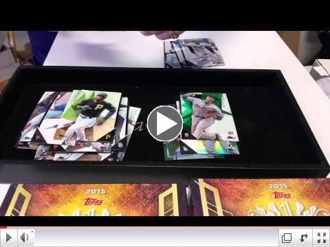 Here's our 4 box break of 2015 Topps Finest MLB and 2 boxes of 2015 Topps Tier One