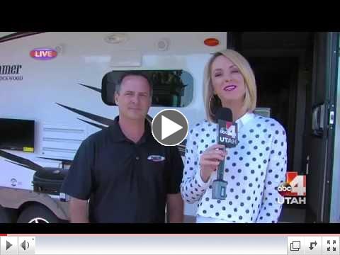 ABC4 features interview with Parris RV about a 2016 Rockwood Windjammer 3006 