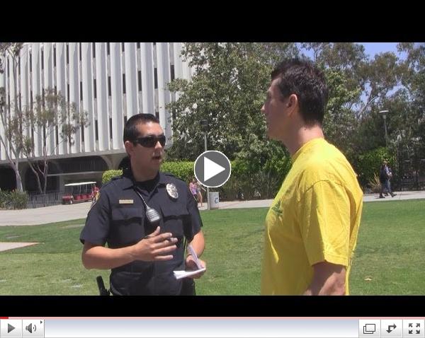 Obama's Civilian National Security Force Doing Random Searches of Backpacks on SDSU Campus
