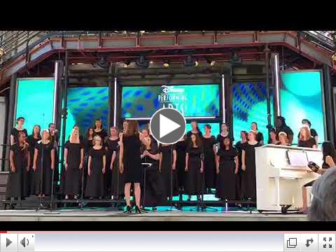 Advanced Chorale Performs at Disneyland