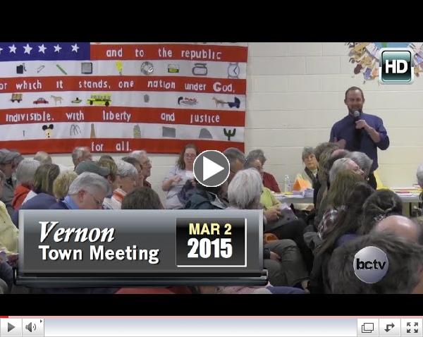 2015 Vernon Town Mtg Pt 1 3/2/15